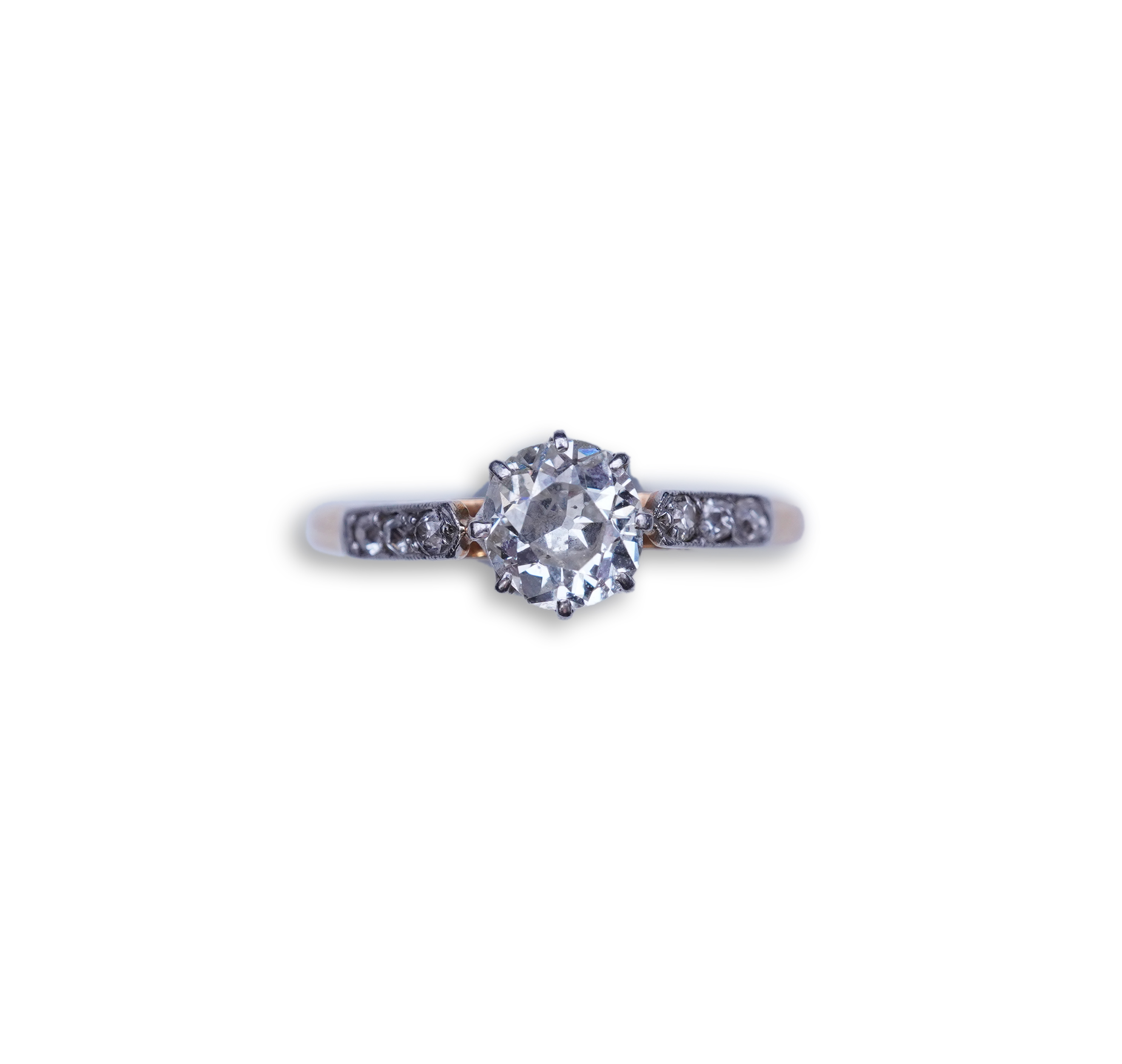 A diamond ring, early 20th century